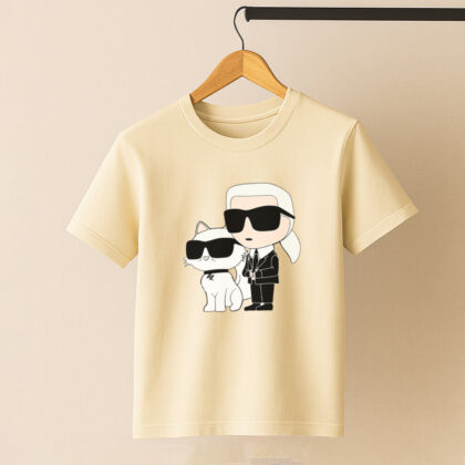 تیشرت کارل و گربه KARL AND CAT