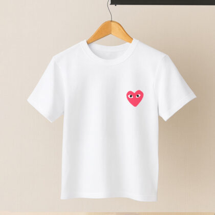 تیشرت قلبی برند Comme